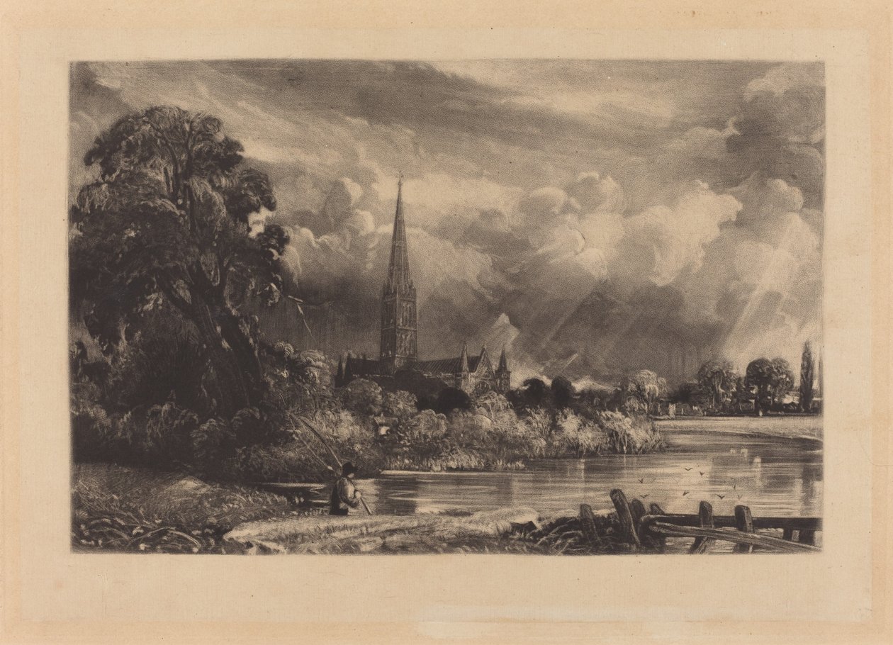 Salisbury Katedrali by David Lucas after John Constable