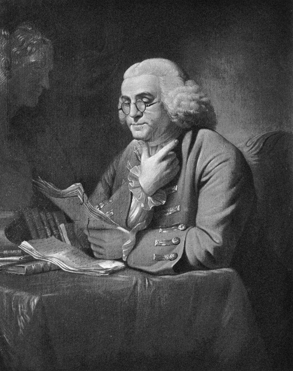 Benjamin Franklin, c1766 by David Martin