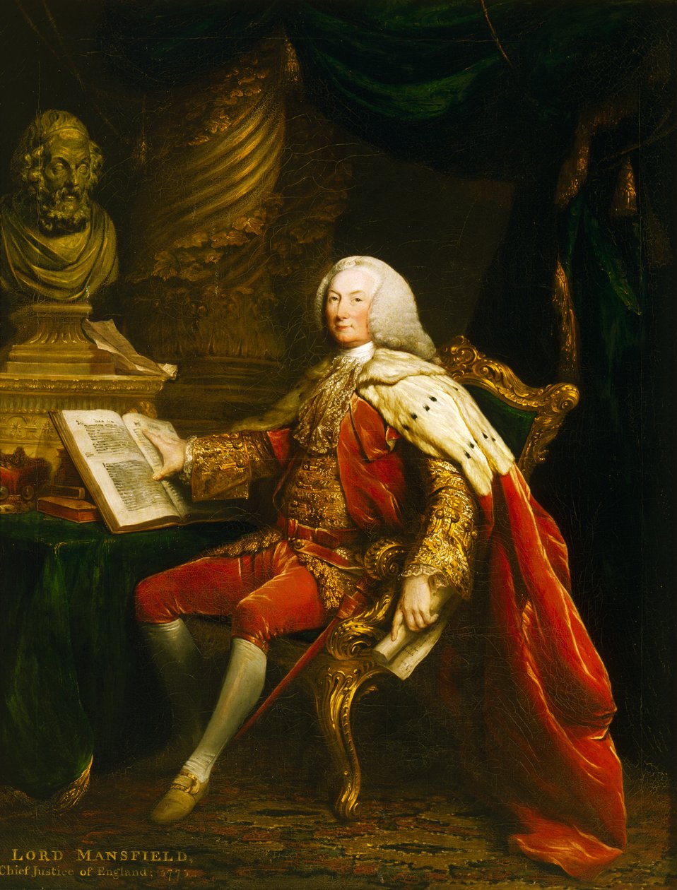 William Murray'in Portresi (tuval üzerine yağlıboya) by David Martin
