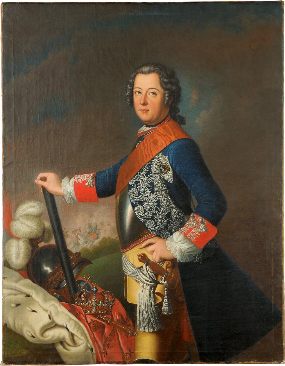 Prusya Kralı II. Friedrich, 1743 by David Matthieu