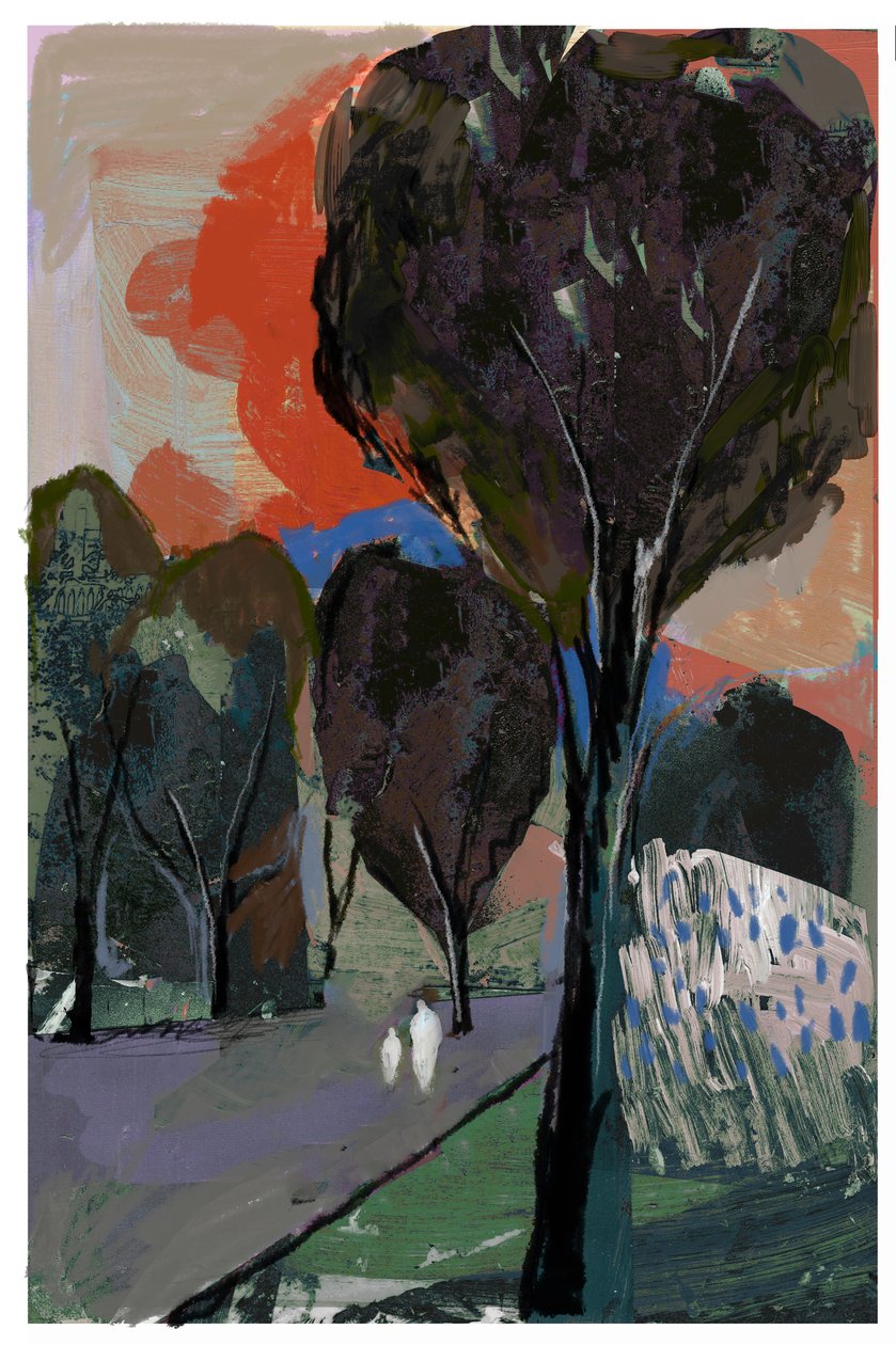 Eve Uzun Yol, 2019 (karışık teknik) by David McConochie