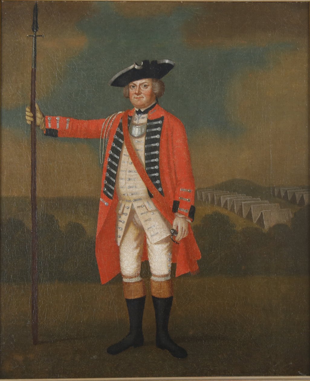 Bir İngiliz Piyade Subayının Portresi, c.1740-50 by David Morier