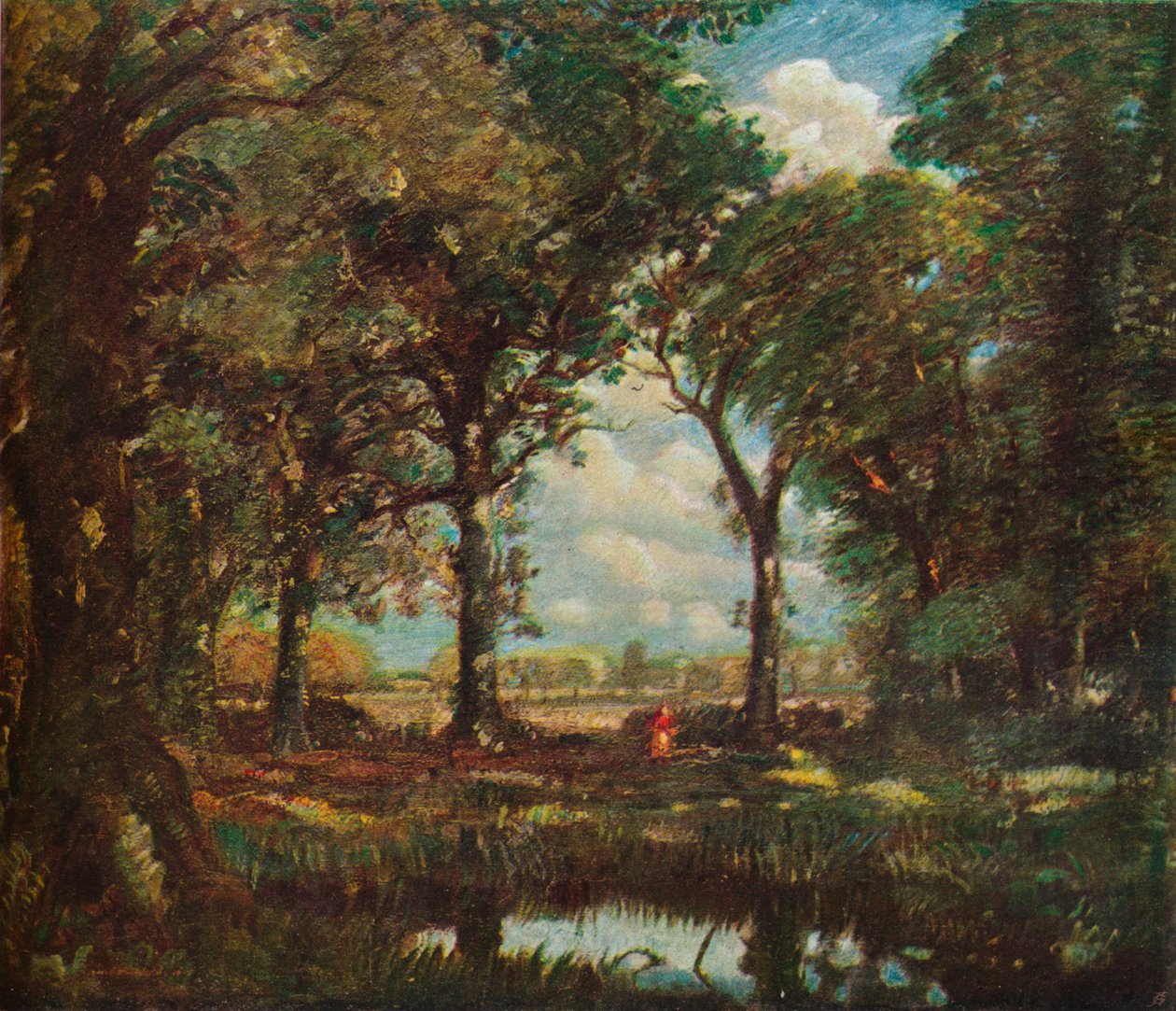 Bir Ormanlık Havuz, c1905 by David Muirhead