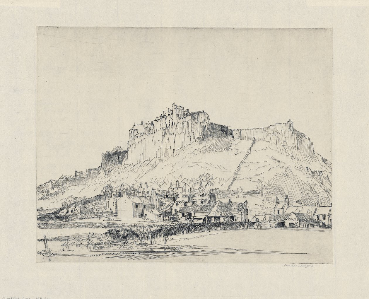 Stirling Kalesi by David Muirhead Bone