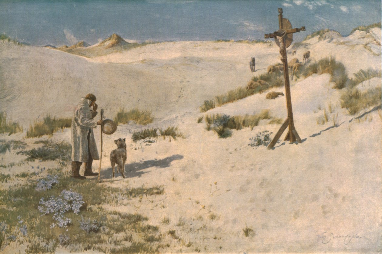 Kum Tepelerindeki Haç, 19. yüzyılın sonu - 20. yüzyılın başı, 1930 doları. by David Murray
