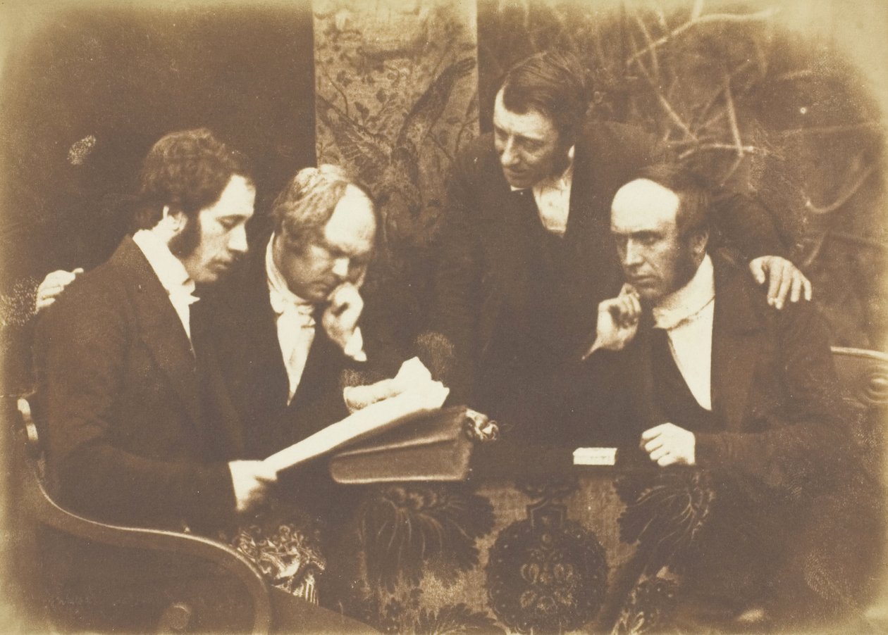 Dumbarton Presbytery, 29 Mart 1845. Yaratıcılar: David Octavius Hill, Robert Adamson, Hill & Adamson. by Hill and Adamson