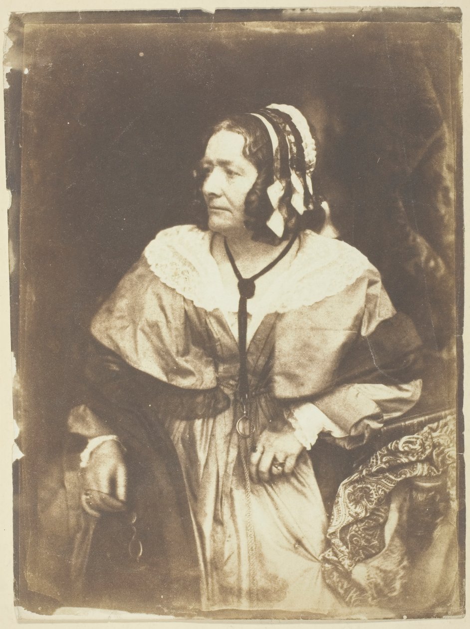 Bayan Anna Brownell Jameson, 1844. Yaratıcılar: David Octavius Hill, Robert Adamson, Hill & Adamson. by Hill and Adamson
