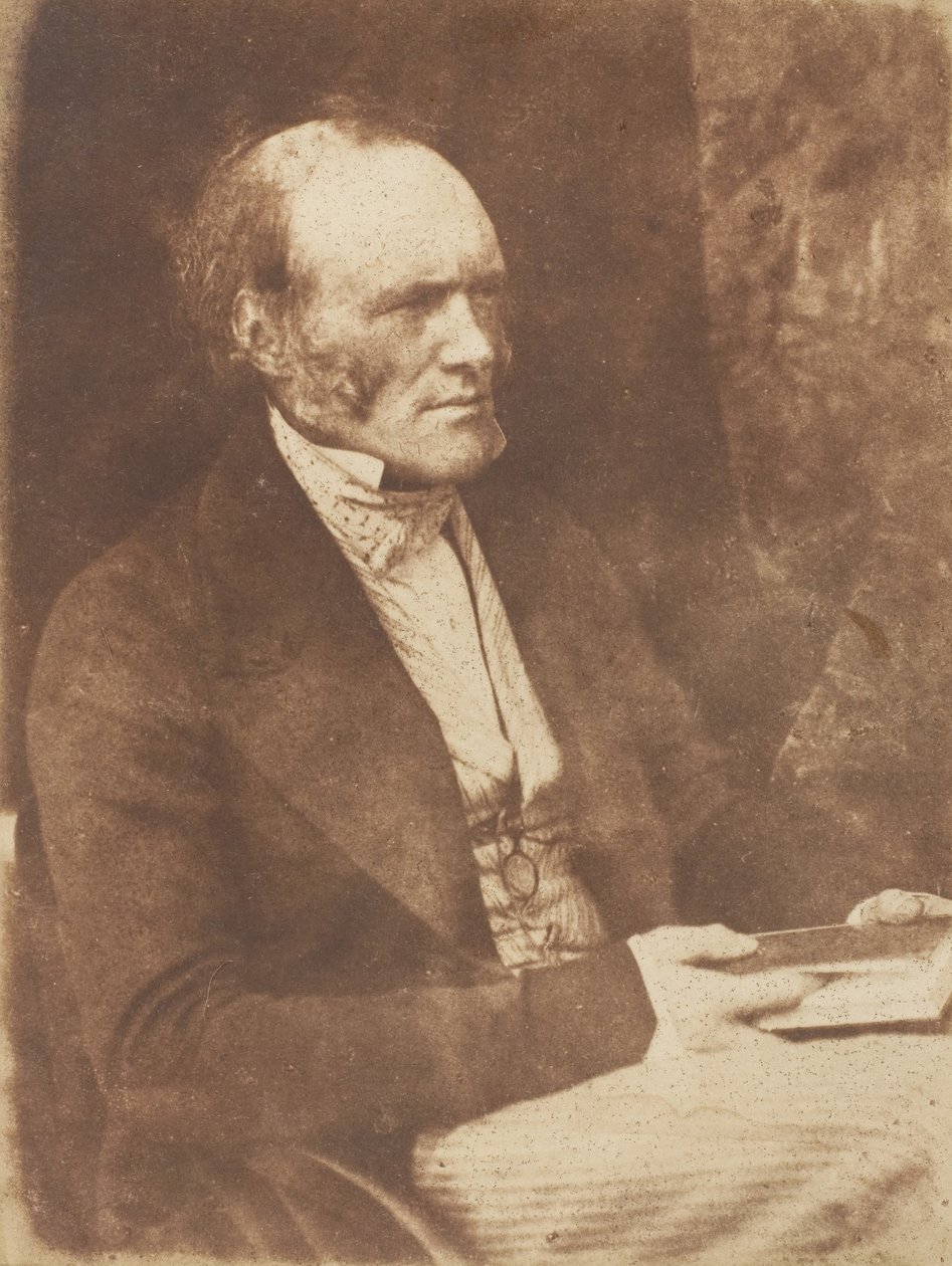 Sir Charles Lyell - Jeolog, 1843-47. Yaratıcılar: David Octavius Hill, Robert Adamson, Hill & Adamson. by Hill and Adamson
