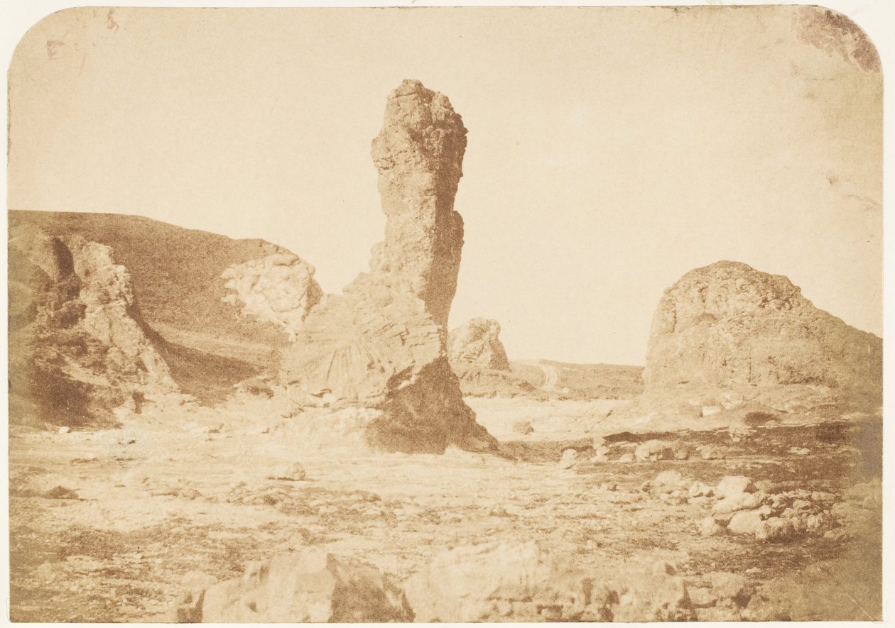 Andrews. Mil Kayası, 1843-47. Yaratıcılar: David Octavius Hill, Robert Adamson, Hill & Adamson. by Hill and Adamson