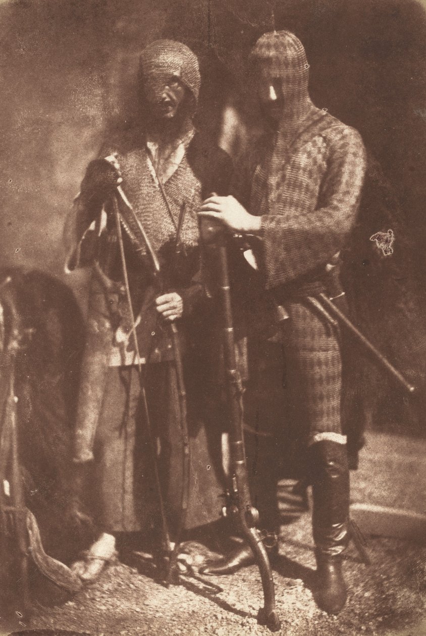 Afgan veya Çerkes Zırhı, 1843. Yaratıcılar: David Octavius Hill, Robert Adamson. by David Octavius Hill, Robert Adamson