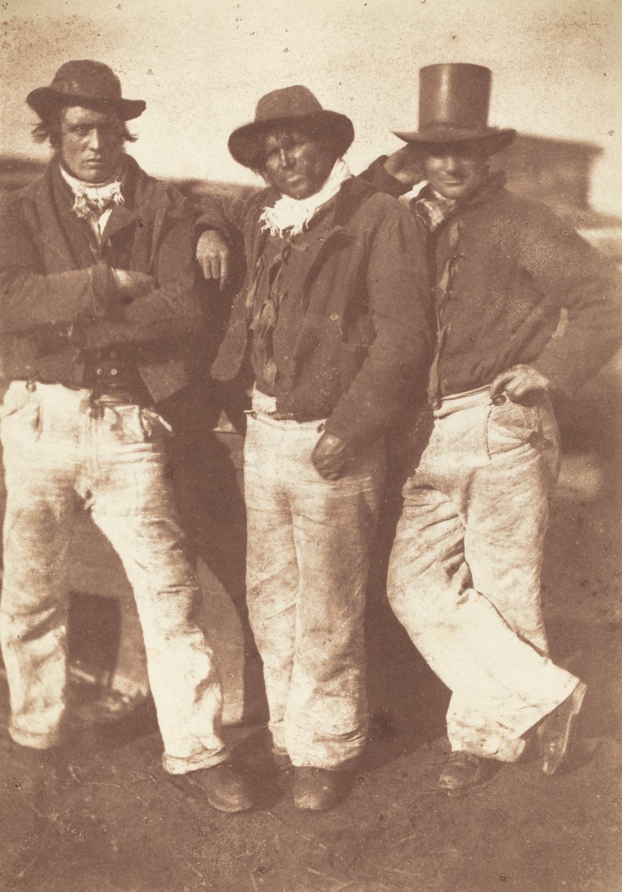 Alexander Rutherford, William Ramsay ve John Linton, 1843-1847. Yaratıcılar: David Octavius Hill, Robert Adamson. by David Octavius Hill, Robert Adamson