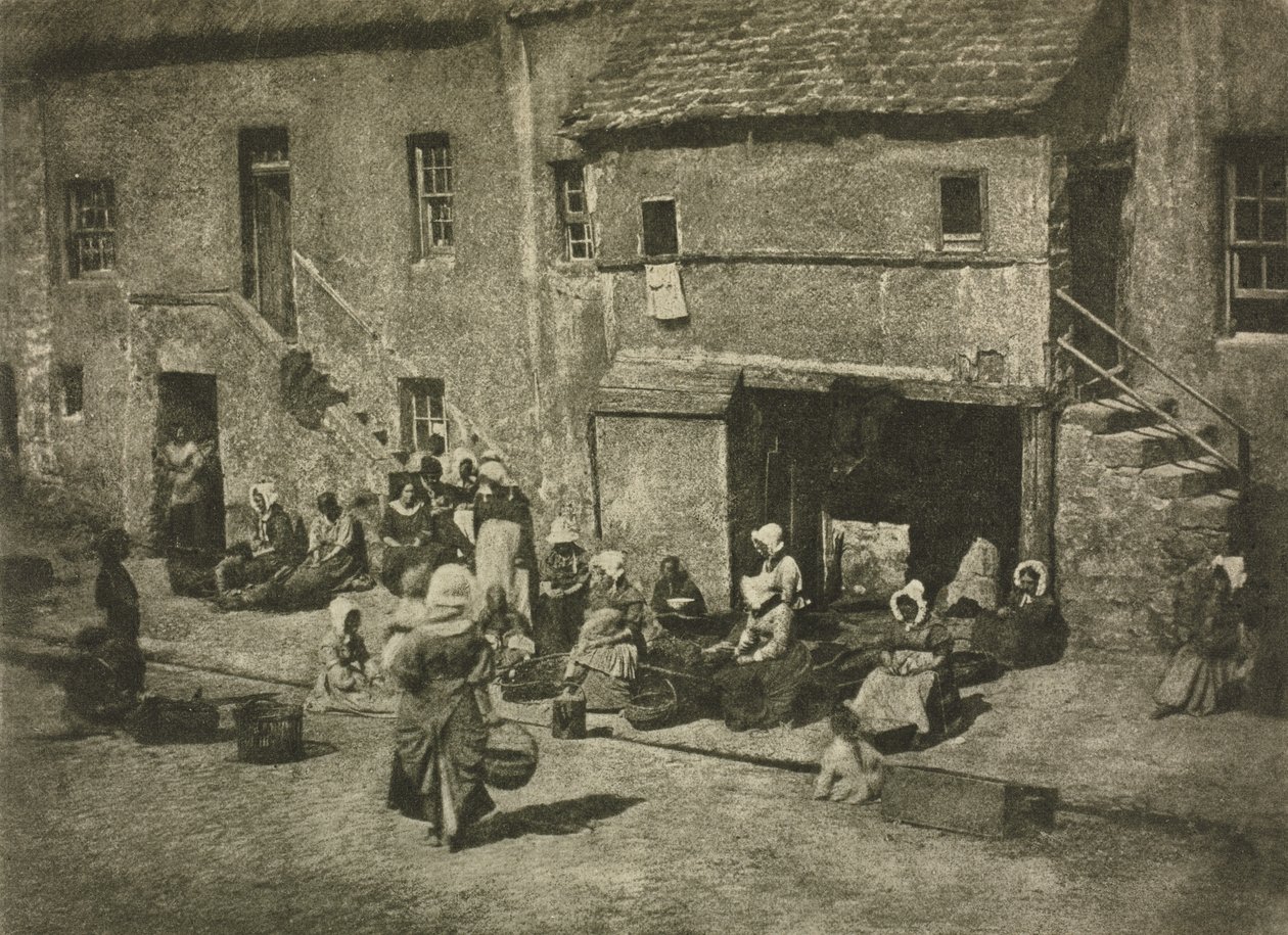 Kamera Çalışması: Newhaven Fisheries, 1909. Yaratıcılar: David Octavius Hill, Robert Adamson. by David Octavius Hill, Robert Adamson