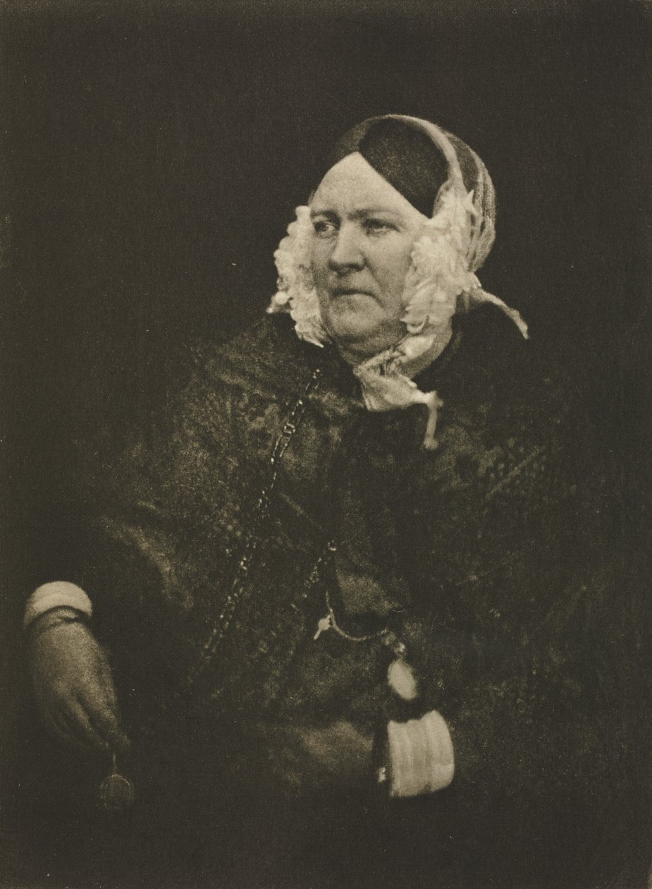 Kamera Çalışması: Bayan Rigby, 1909. by David Octavius Hill