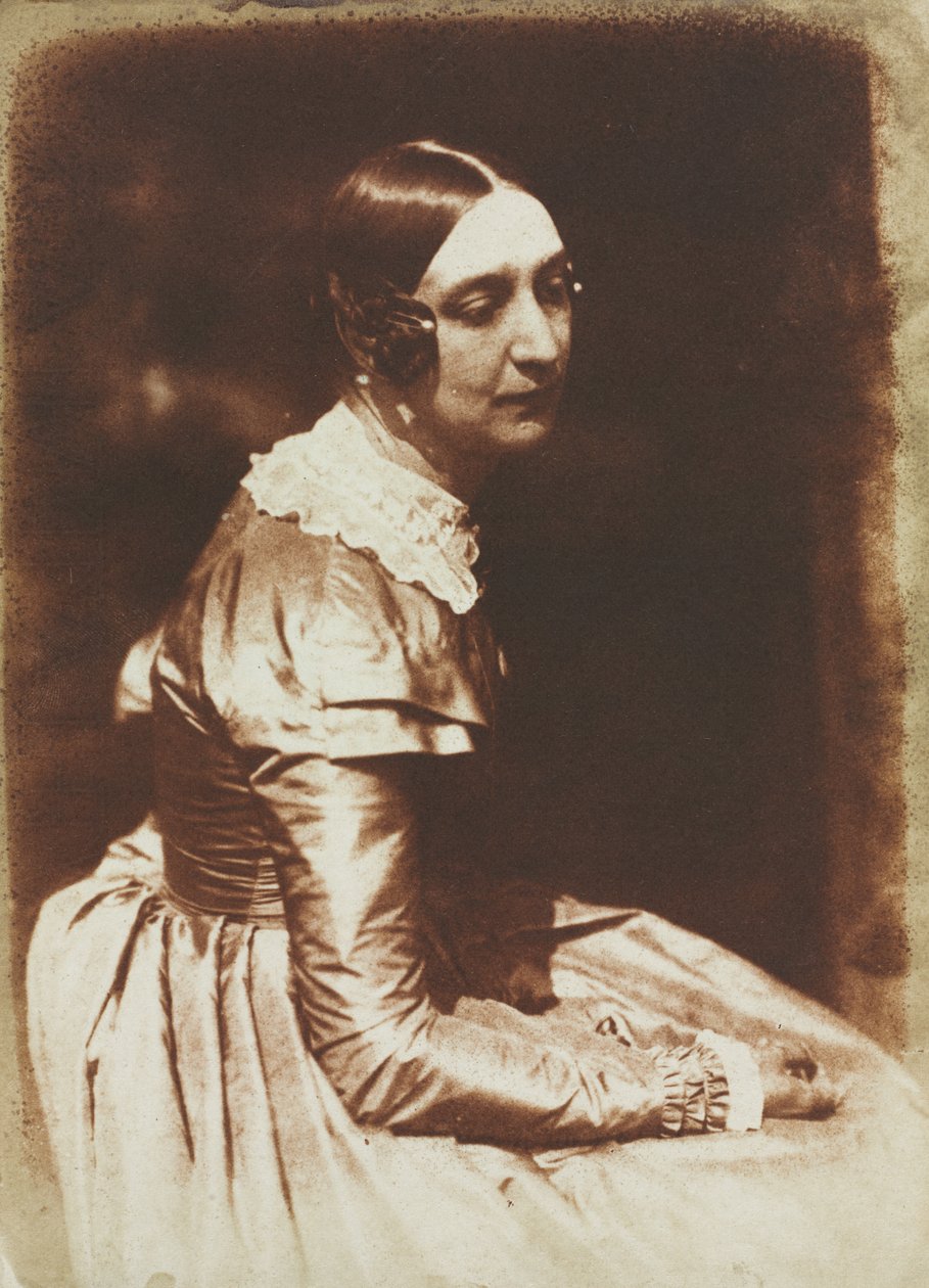 Elizabeth Rigby, daha sonra Lady Eastlake 1809-1893, c. 1844-1845. by David Octavius Hill