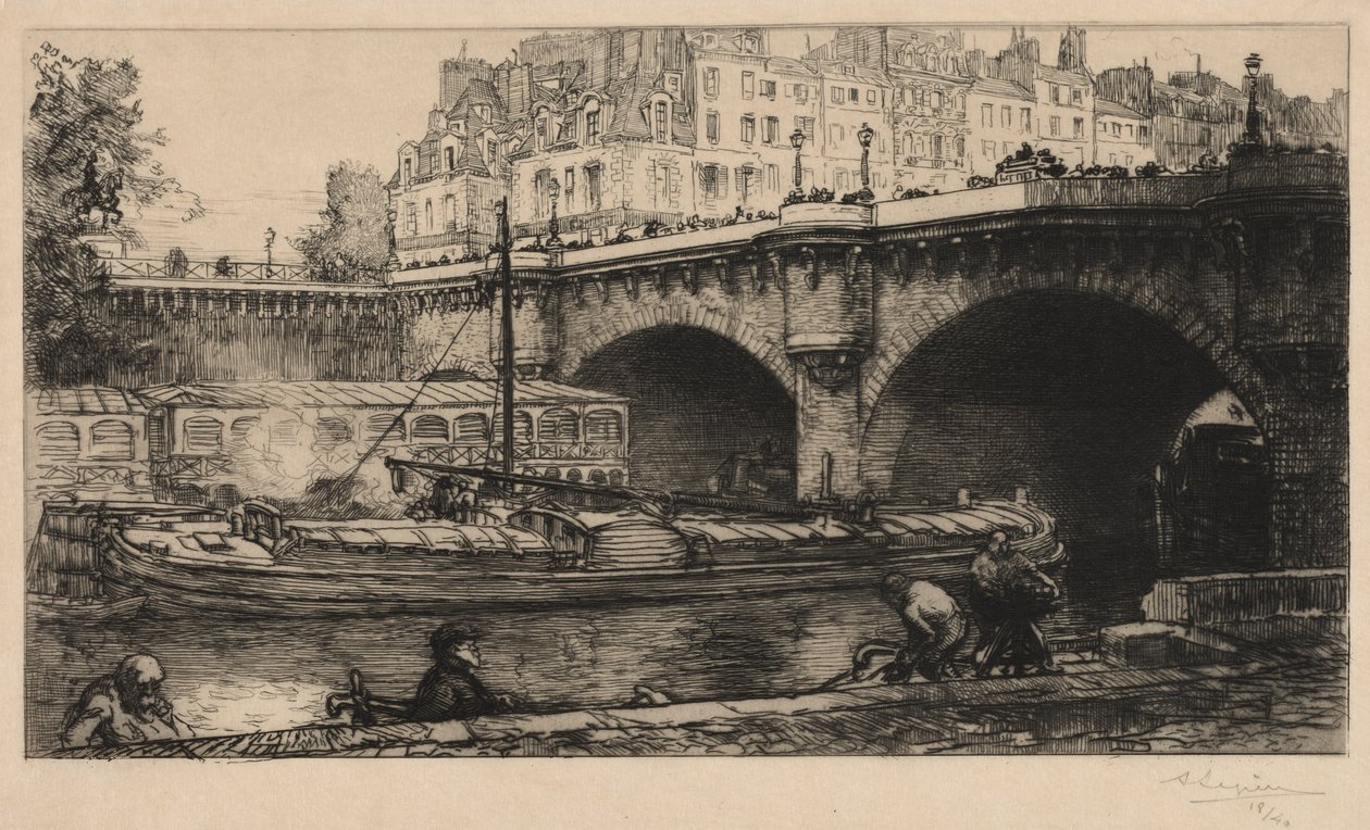 yeni köprü by David Octavius Hill