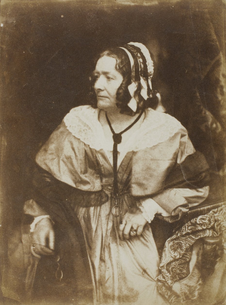 Bayan Anna Brownell Jameson, 1844 by David Octavius Hill