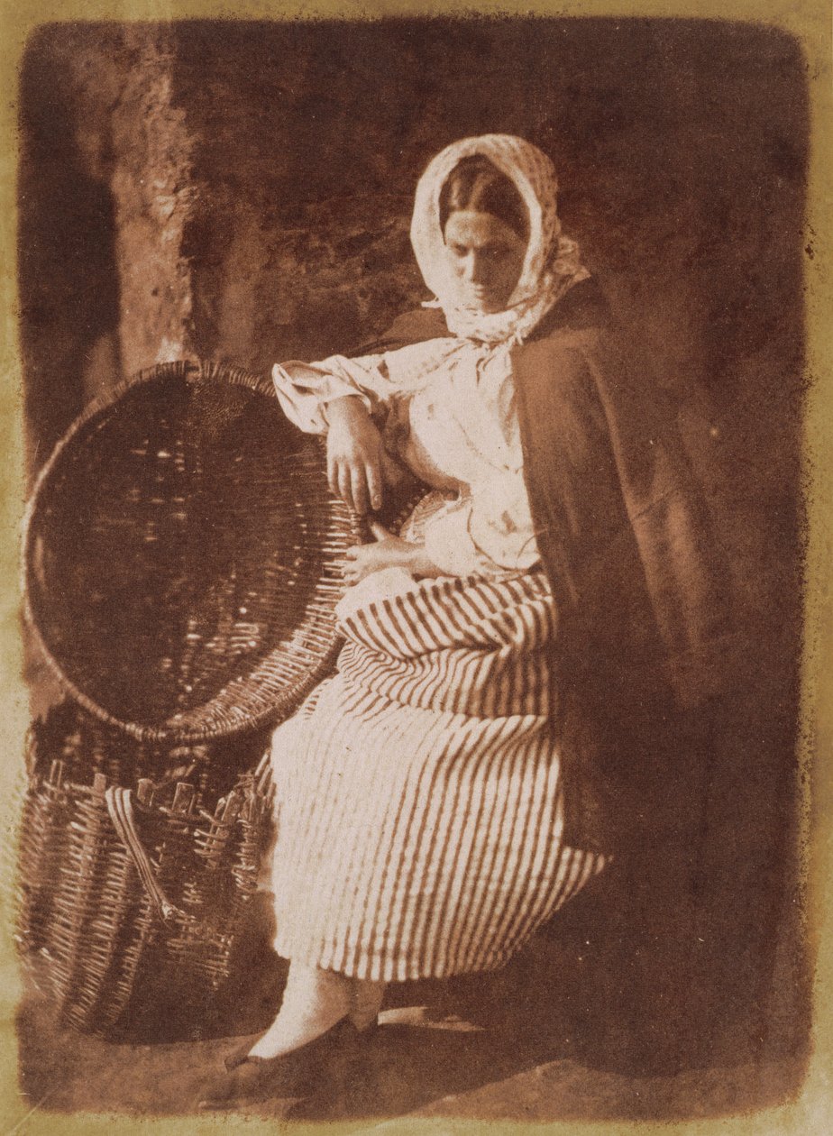 Bayan Hall, Newhaven, 1843-47 (calotype negatiften tuzlu kağıt baskısı) (ayrıca bkz. 224278, 224279) by David Octavius Hill