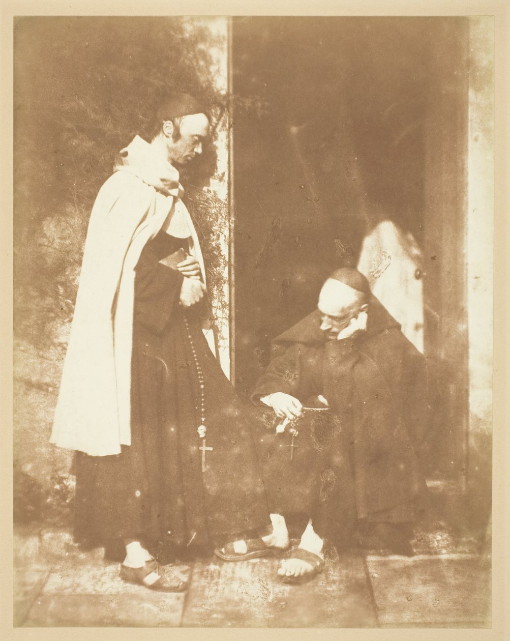 iki keşiş by David Octavius Hill