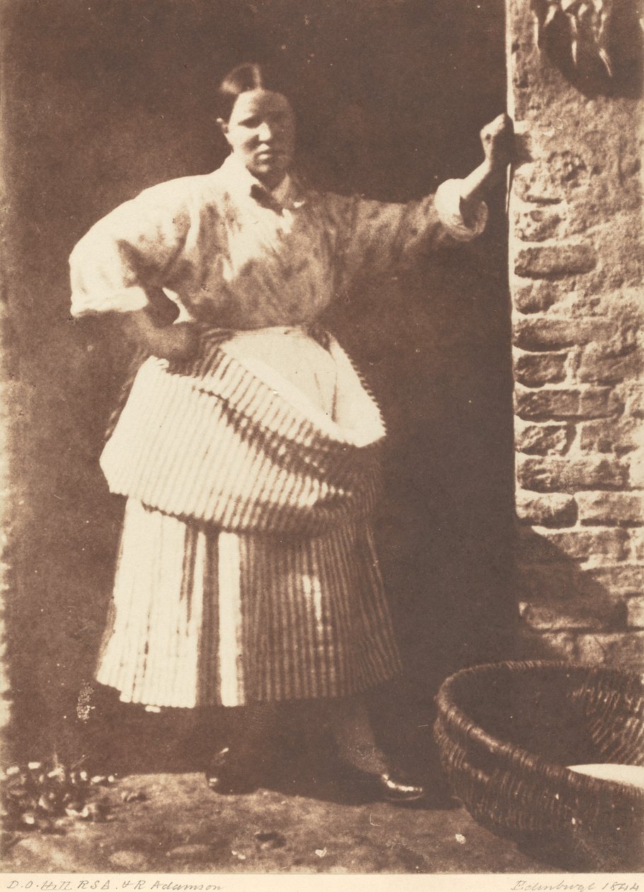 Newhaven Balıkçı Kadın by David Octavius Hill and Robert Adamson