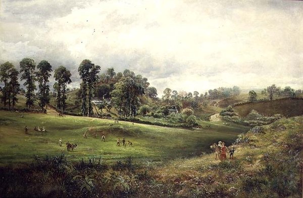 Bir Köy Kriket Maçı by David Payne
