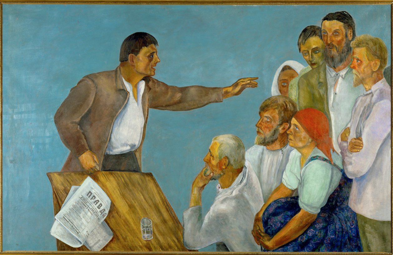 Karıştırıcı (tuval üzerine yağlıboya) by David Petrovich Shterenberg