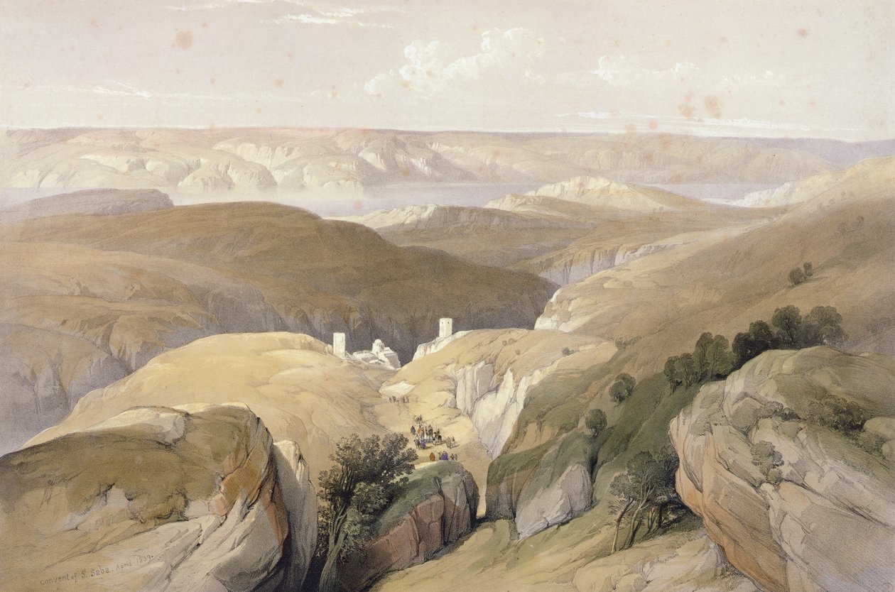 Aziz Saba Manastırı, Nisan 1839, 