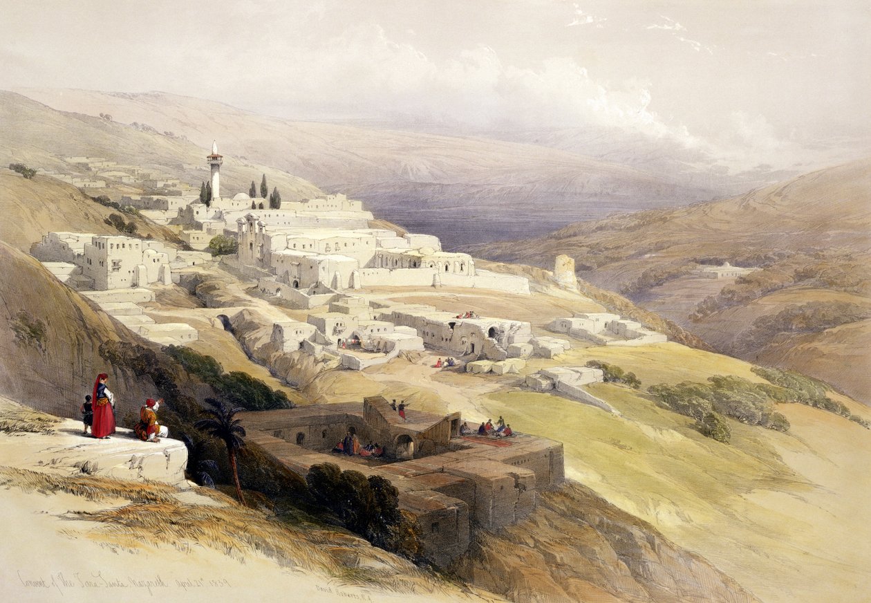 Terra Santa Manastırı, Nasıra, 21 Nisan 1839, Louis Haghe (1806-85) pub