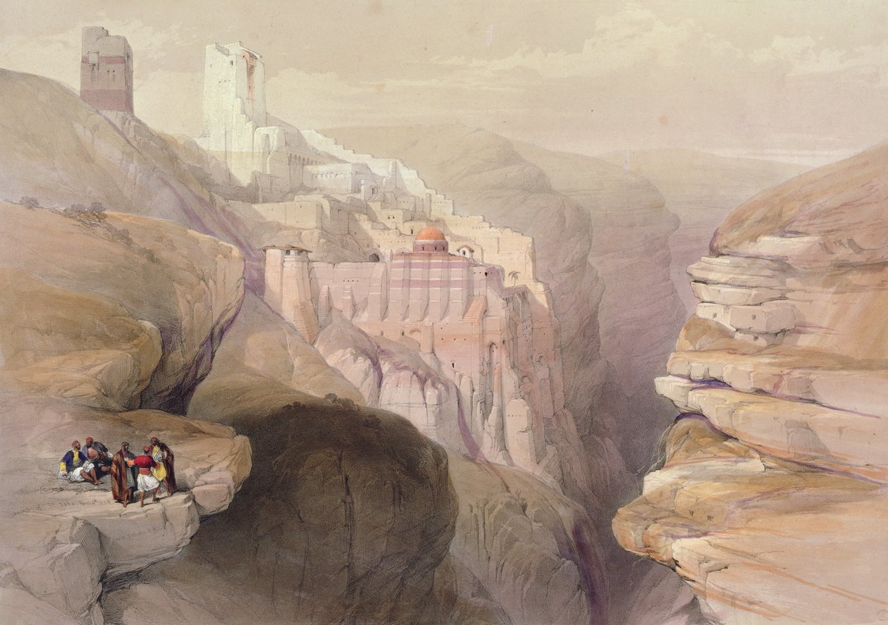 Encedi, Louis Haghe (1806-85) tarafından oyulmuş 