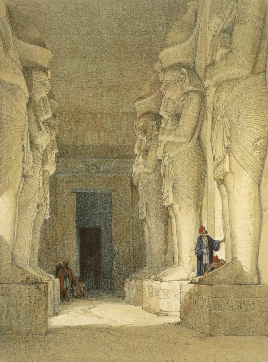 Mısır ve Nubia'dan Kazılan Gysha Tapınağı, Nubia, Vol.1 by David Roberts