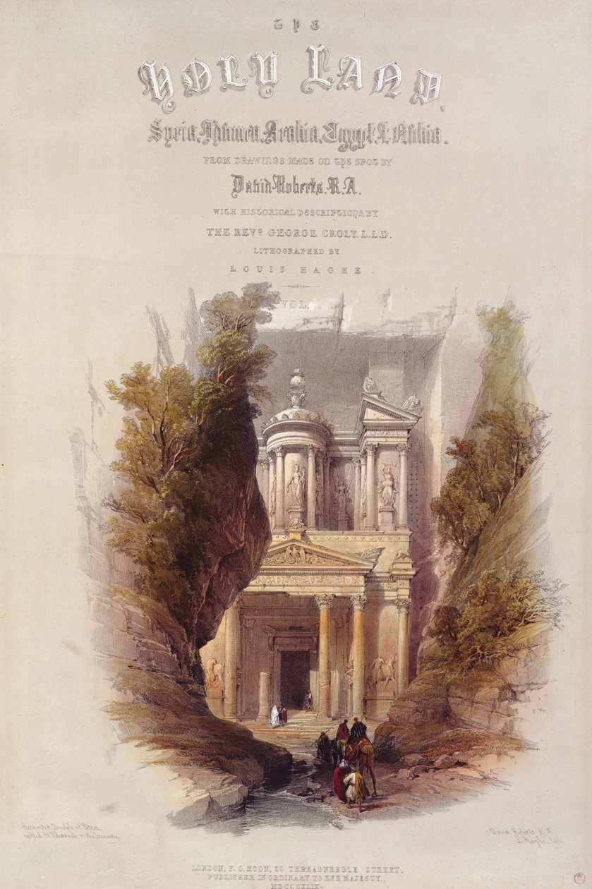 Louis Haghe (1806-85) tarafından kazınmış 