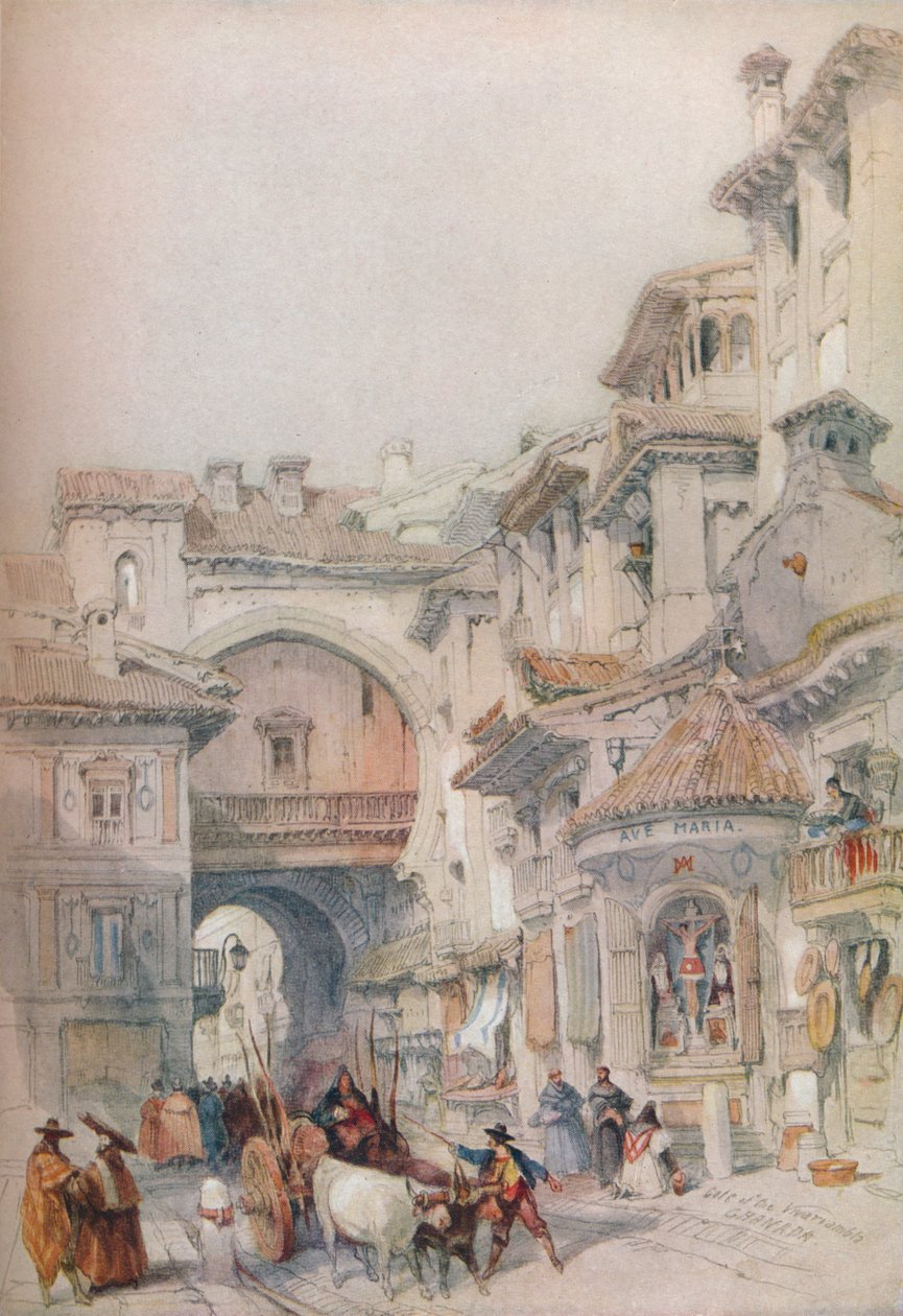 Vivarrambla Kapısı, Granada, 1830