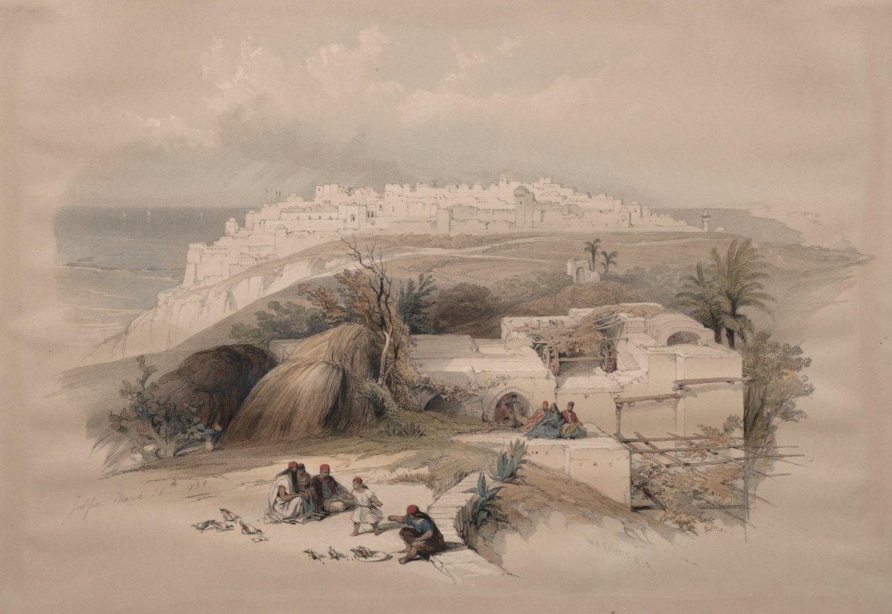 Yafa, 1839. by David Roberts