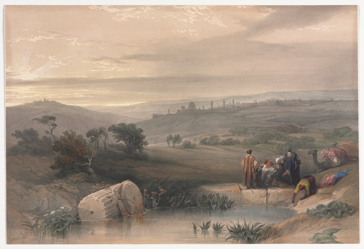 Kuzeyden gelen Kudüs by David Roberts