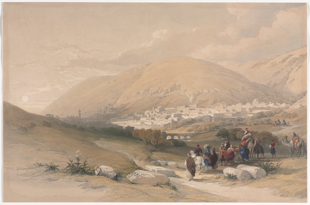 Nablus Antik Şekem by David Roberts