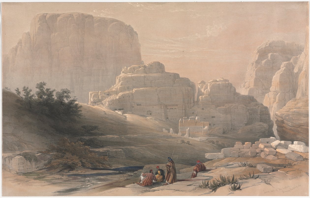 Petra, Vadinin Alt Ucu, Akropolis
