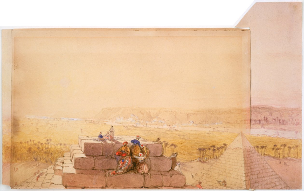 Piramitler, 19. yüzyıl by David Roberts