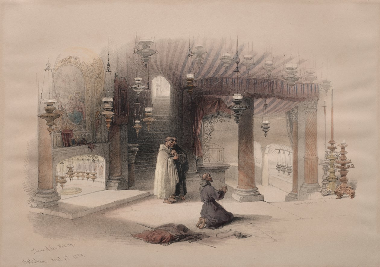 Doğuş Tapınağı, Bethlehem by David Roberts