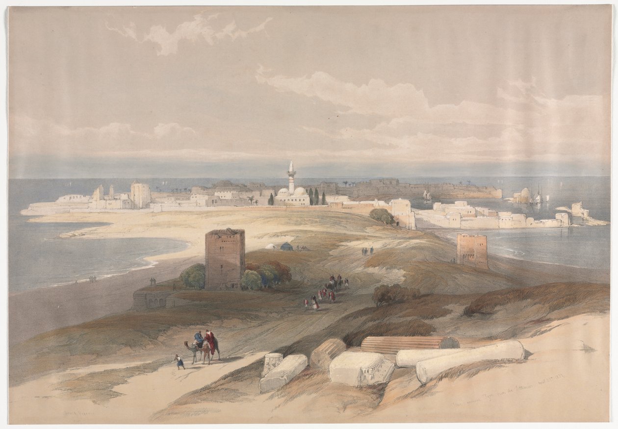 Sur veya Tsor, Kıstağın Kadim Tire by David Roberts