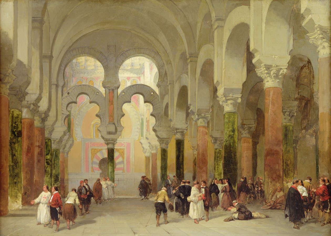 Kuran Kutsal Alanı, Kurtuba Camii, 1849 by David Roberts