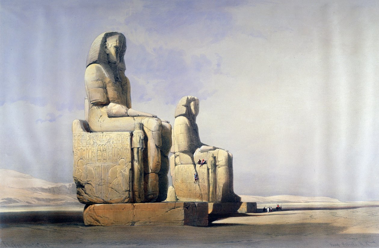Teb, 4 Aralık 1838, 19. yüzyıl by David Roberts