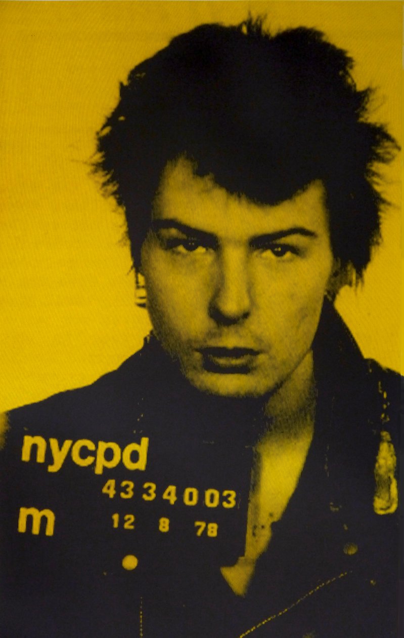Sid Vicious II (kağıt üzerine serigraf baskı) by David Studwell