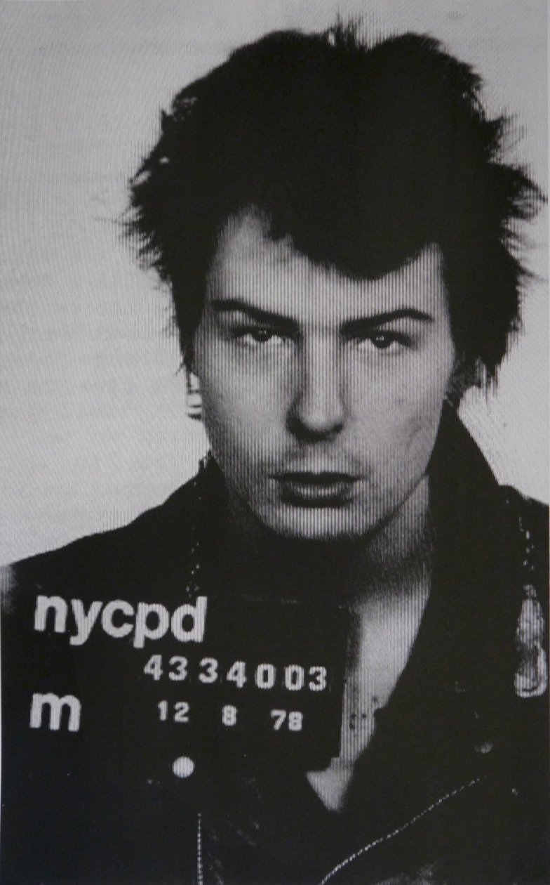 Sid Vicious I (kağıt üzerine serigraf baskı) by David Studwell