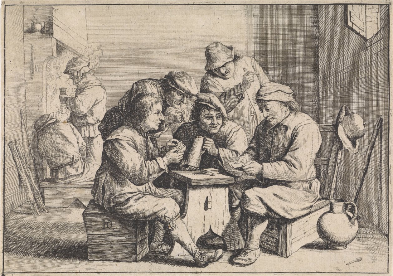 kart oyuncuları by David Teniers (II)