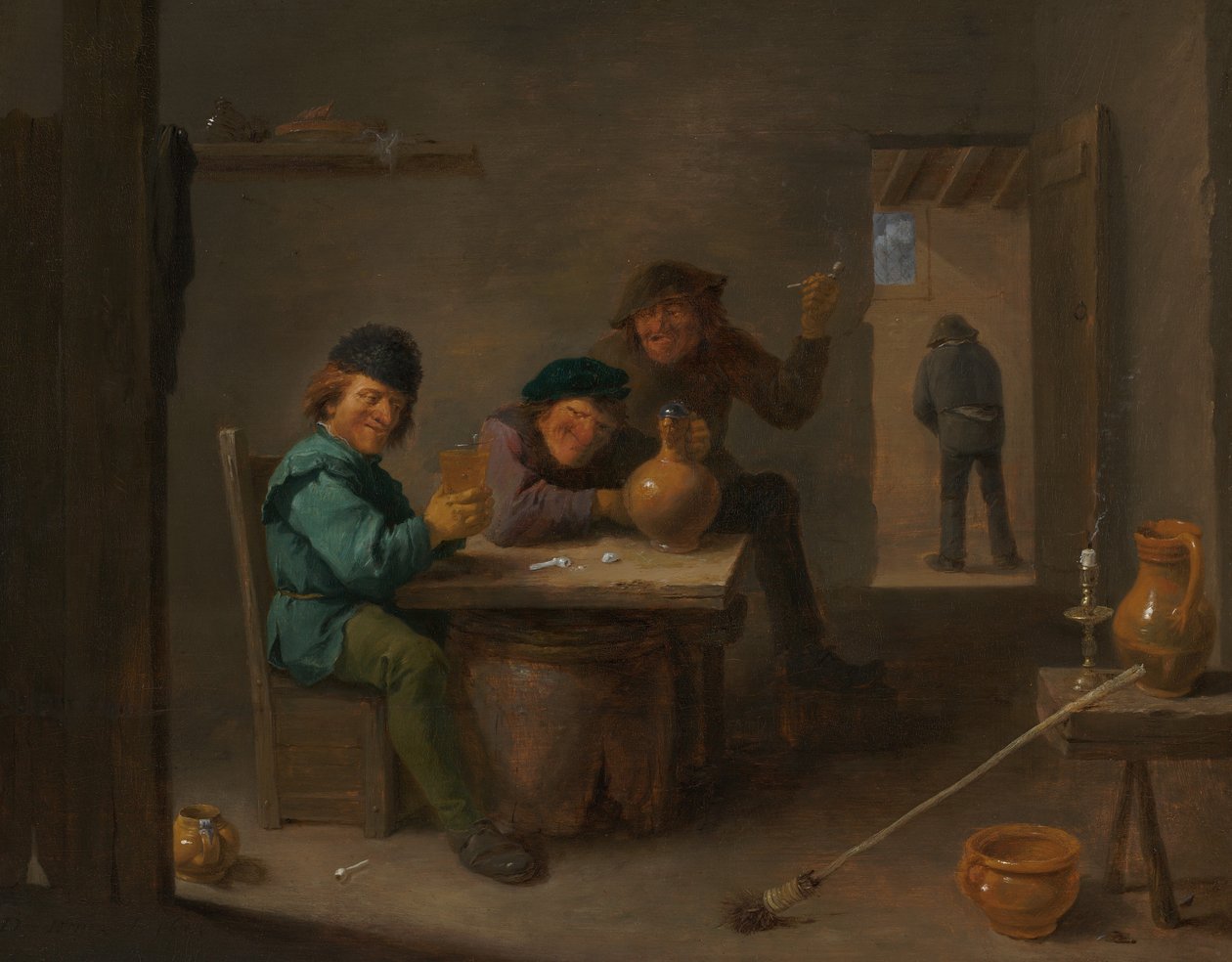 Bir Tavernada Köylüler, c. 1633. by David Teniers II
