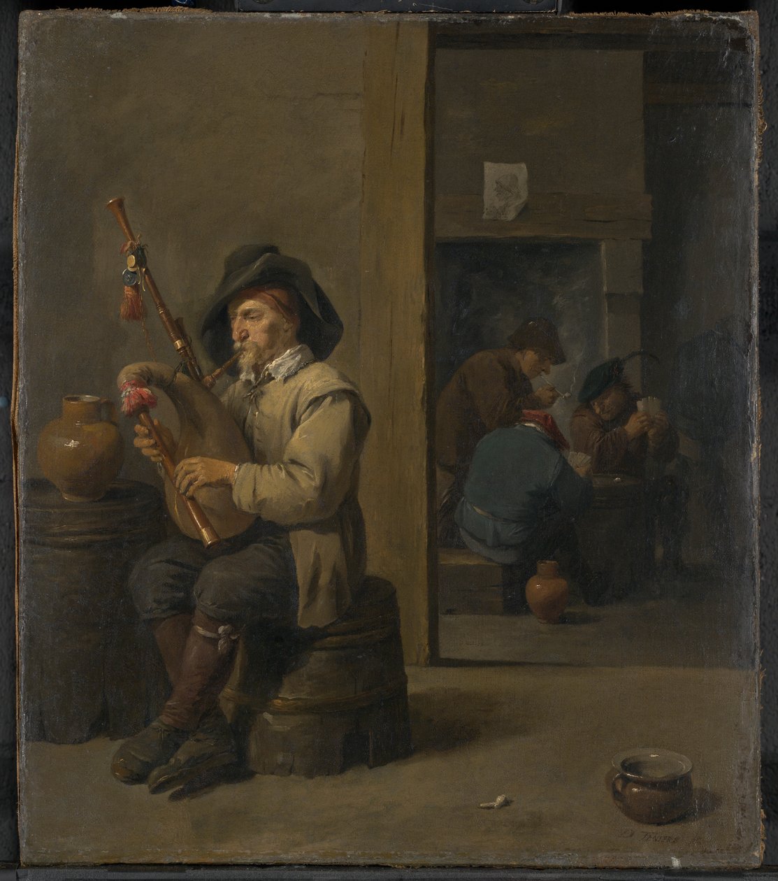 bir handa gaydacı by David Teniers the Younger