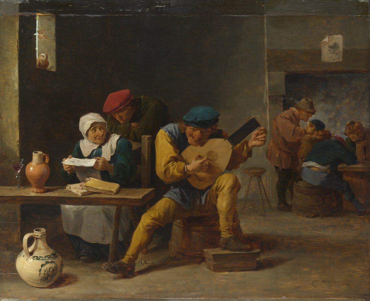 Handa Müzik Yapan Köylüler, c. 1635 by David Teniers the Younger