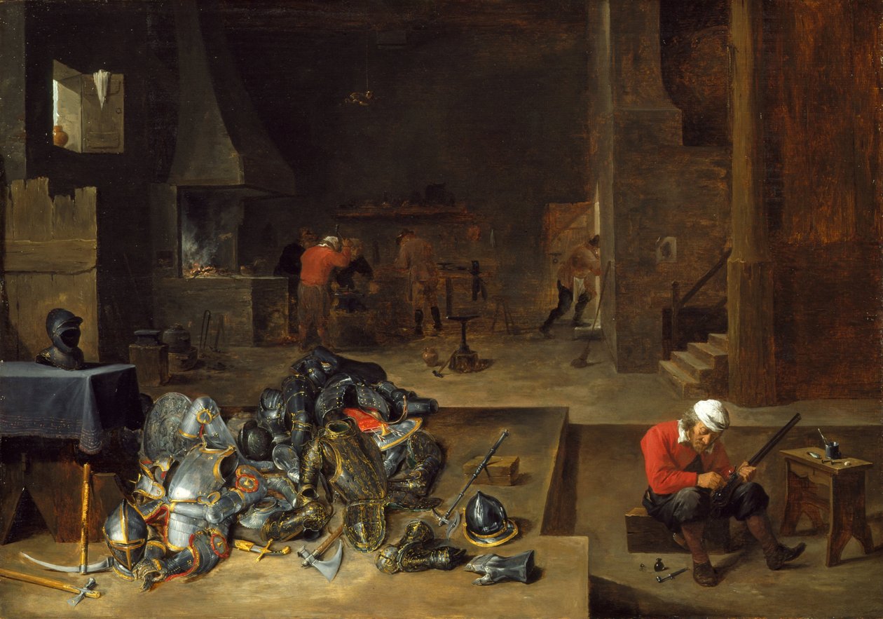 Zırhçının Dükkanı by David Teniers the Younger