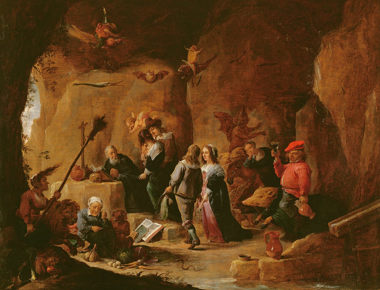 Aziz Anthony'nin Günaha (petrol) by David Teniers the Younger