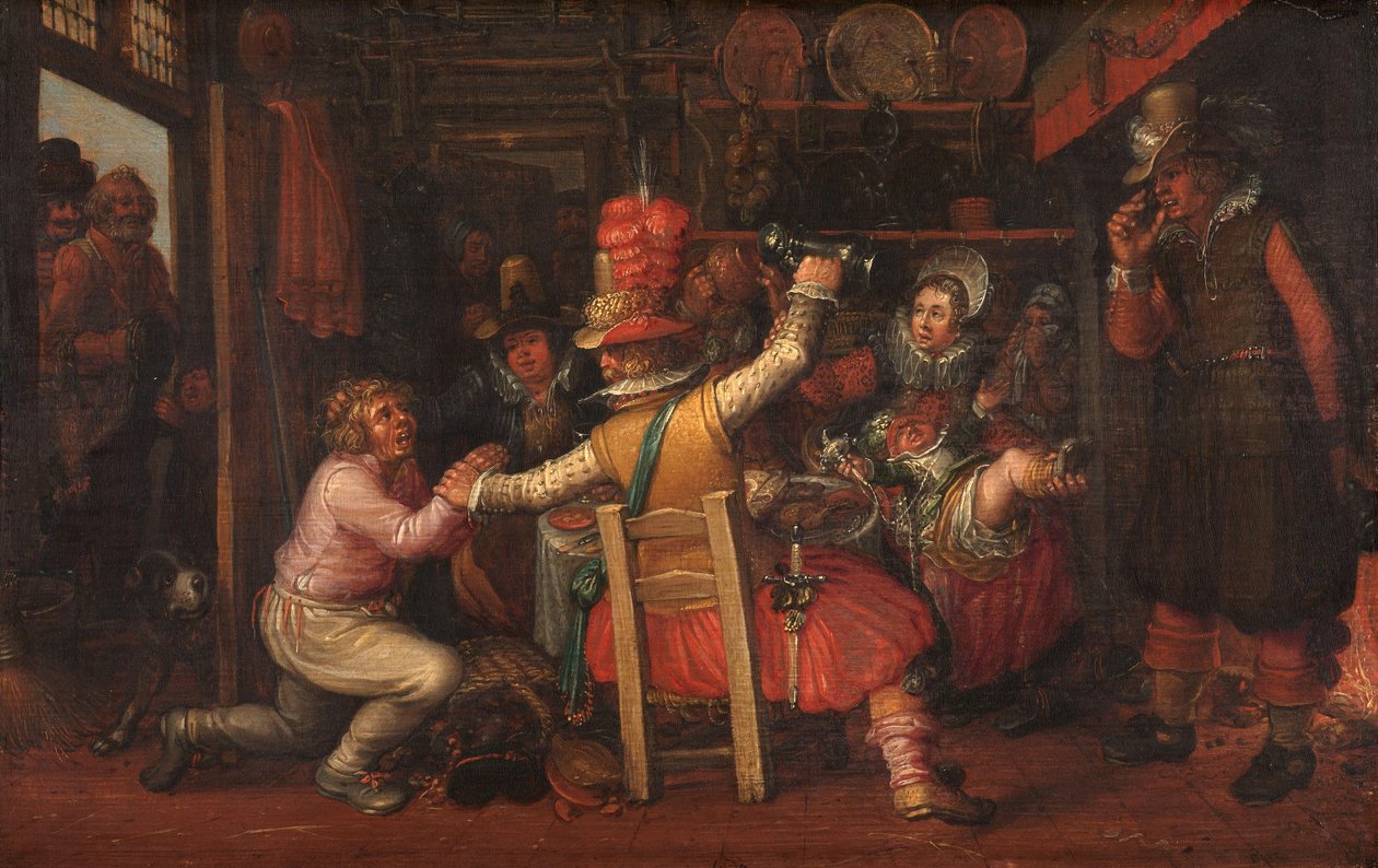 Köylü Hüzün by David Vinckboons (I) (workshop of)