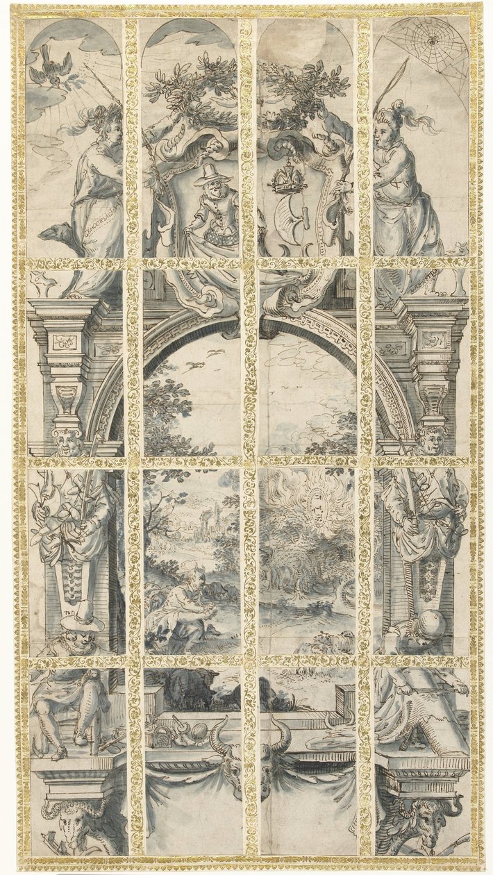 Musa ve Yanan Çalı Musa Yanan Çalı'da by David Vinckboons (I)